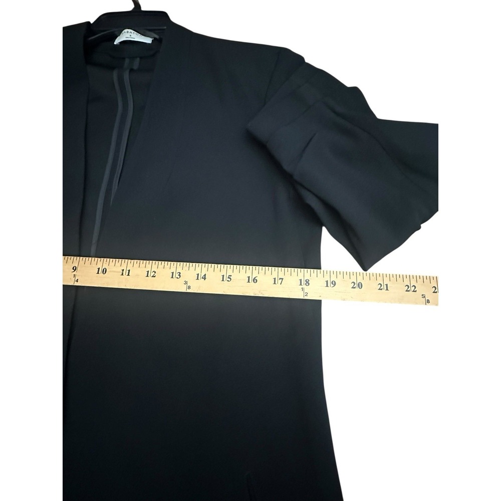 Babaton Black Power Hip Scrunch Sleeve Blazer Women's Size 8 Jacket #A10-6 - Picture 6 of 10